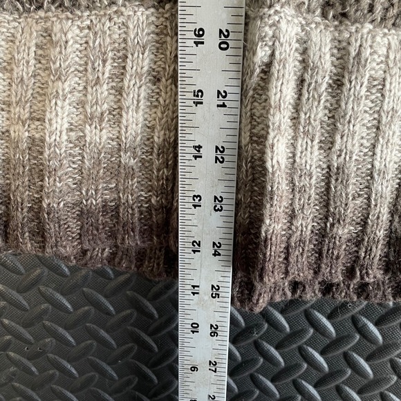 Fenn Wright Manson Wool Blend Brown Knitted Cowl Neck Pullover Sweater Women XS - Picture 4 of 7